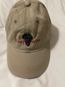 Neu ungetragene beige OFFIZIELLE HINEY WINERY WINE verstellbare Mütze - Radio-Aktion - Bild 1 von 5