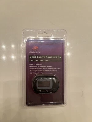 Termómetro digital Coralife para acuarios peceras Foto 1 de 2