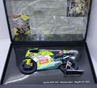 APRILIA RS 250 GP MUGELLO 1999 V.ROSSI 122990046 1/12 Minichamps - Immagine 1 di 2