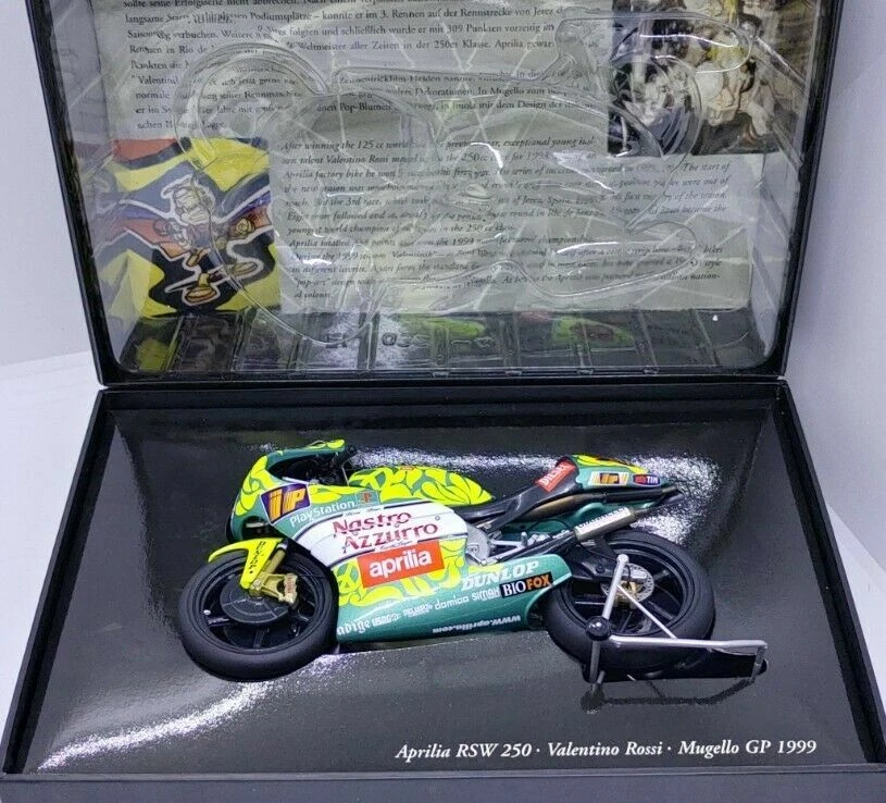 APRILIA RS 250 GP MUGELLO 1999 V.ROSSI 122990046 1/12 Minichamps - Immagine 1 di 2
