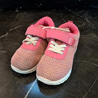 Sapatos infantis femininos tamanho 6 rosa gerber slip on  - Imagem 1 de 4