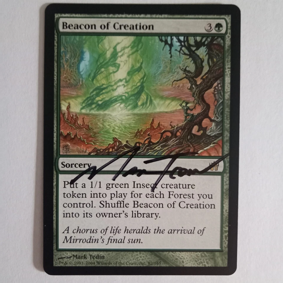 Magic The Gathering - 1x Signed Beacon of Creation (mtg) - Image 1 of 1