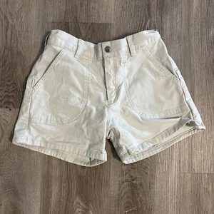 Patagonia Girls Teen Shorts Multiple Pockets Stretch Beige Size XL - Picture 1 of 10
