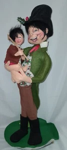 Annalee mit Etikett 1983 Tiny Tim Bob Cratchit Dickens Weihnachten KOSTENLOSER VERSAND - Bild 1 von 16