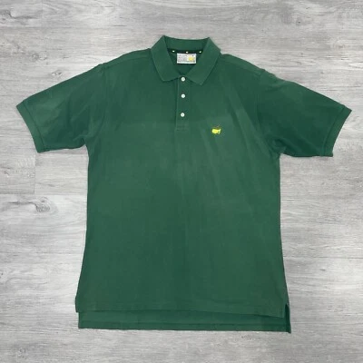 Masters Golf Augusta National Shop Polo Hombres XL Camisa Manga Corta Cuello Verde Foto 1 de 4