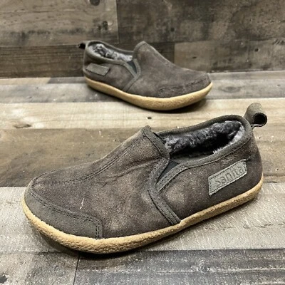 Sanita серый замши искусственного меха женщин поскользнуться на тапочки комфорт натуральный каучук размер 40 - Изображение 1 из 4