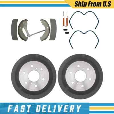 Kit de zapatas de freno y herrajes para GMC Sierra 1500 2009 tambores traseros Foto 1 de 4