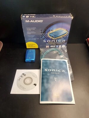 M-AUDIO SONICA Portable External USB Audio Card With Digital , 24 Bit / 96 kHz - Image 1 of 4