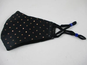 Cloth Face Mask Washable Fashion Black - Picture 1 of 8