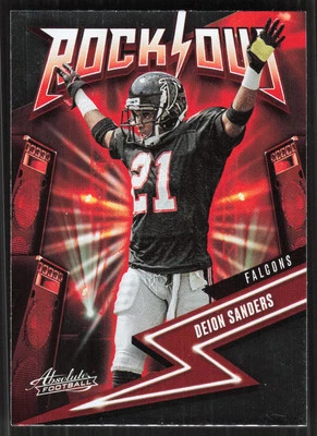 Deion Sanders, 2023 Panini Absolute, #5, Atlanta Falcons, - Image 1 of 2