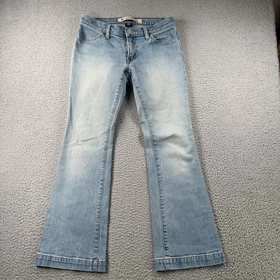 Gap джинсы женщин 2 синий длинный и постный вырез ботинок заниженной выцветший эластичной Y2K богемное - Изображение 1 из 4