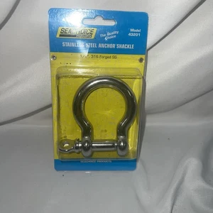 Seachoice 1/2” Forged Stainless Steel Anchor Shackle Model 43201 - Bild 1 von 1