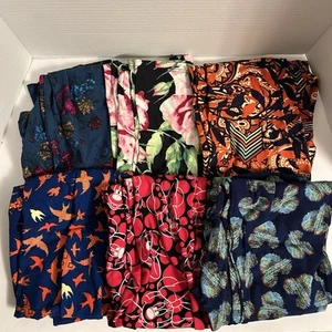 Lularoe Leggings OS One Size Full Length Soft Leggings - Qty 6 ~ Excellent! - Picture 1 of 2