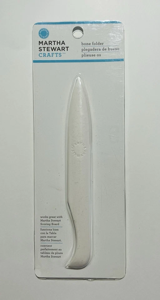 Herramienta difícil de encontrar carpeta de hueso artesanal Martha Stewart Foto 1 de 1