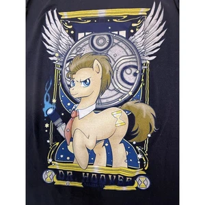 T-shirt Women's size xl My Little Pony Dr. Hooves navy blue short sleeve - Picture 1 of 10