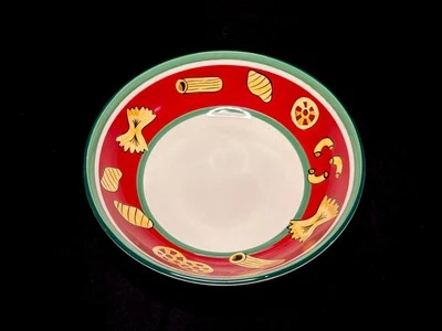 Wolfgang Puck grande 13 pulgadas rojo, verde, amarillo tazón de pasta Foto 1 de 4