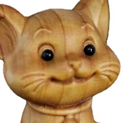 Holz Maus Ornamente Feine Gravur Form Miniatur Hause Tier Modell Handwerk - Bild 1 von 4