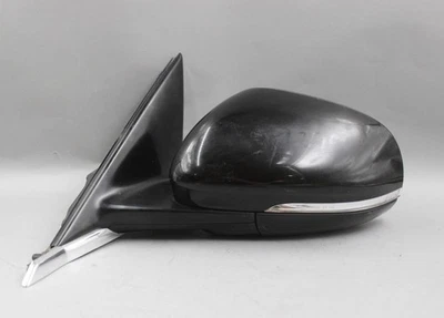 Espejo retrovisor de puerta negro del lado izquierdo del conductor eléctrico compatible con Jaguar XF 2010-2015 OEM #40250 Foto 1 de 4