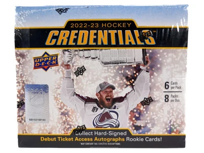 2022/23 UPPER DECK CREDENTIALS HOCKEY HOBBY BOX