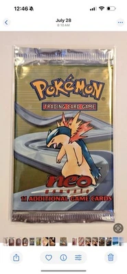 Pokemon Neo Genesis Booster Pack Unlimited SEALED Wizard of the Coast English - Image 1 of 2