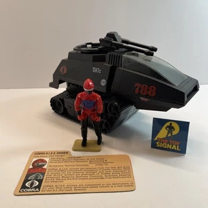 GI Joe Cobra H.I.S.S. Panzer mit Fahrer & Karteikarte Vintage 1983 Hasbro - Bild 1 von 11
