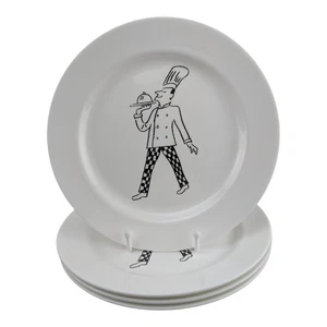 4er Set Wedgwood Bone China Grand Gourmet Chef bedeckt Hauptteil 9 3/4" EUC! - Bild 1 von 9