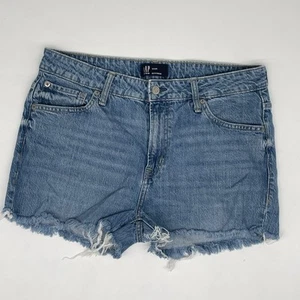 Gap Denim Boyfriend Cut Off Shorts Size 12 Blue Jeans - Picture 1 of 5