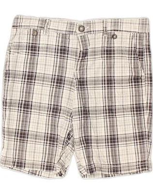 Pantalones Cortos Chinos Mujer DOCKERS Grande US 12 W32 Gris Cuadros Algodón H207 Foto 1 de 3