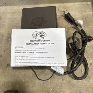 Hampton Bay Low Voltage 600-Watt Landscape Transformer Power 12v or 14v - Picture 1 of 4