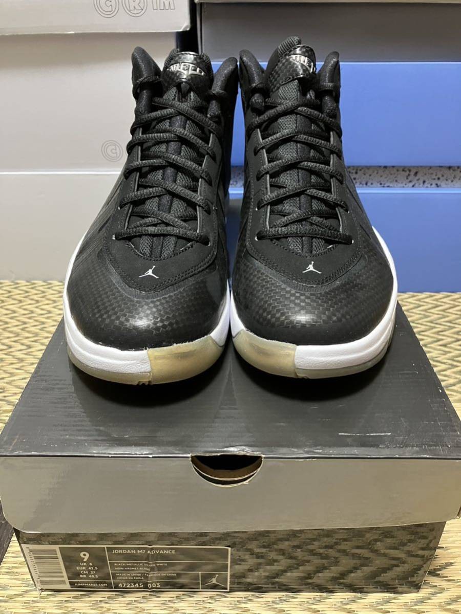 新品未使用タグ箱あり NIKE JORDAN MELO M7 28cm Jordan Melo M7 Advance Black for Sale | Authenticity