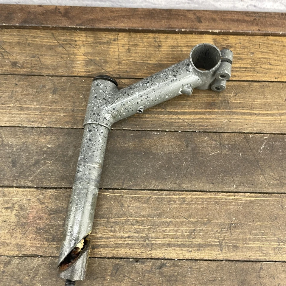 Vintage GT Quill Stem 22.2mm 1" 25.4mm Clamp Gray Splatter Marble Riser 80s MTB - Image 1 of 4