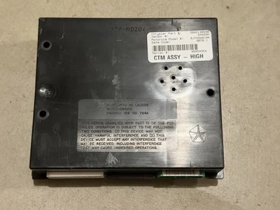 56021385AB Dodge Durango AT PL PW 4x4 módulo de control de carrocería BCM CTM 1998 Foto 1 de 4