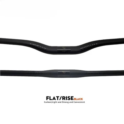 Manillar de bicicleta de montaña de carbono Syncros 31,8 mm elevación/manillar plano 600 mm - 780 mm Foto 1 de 4