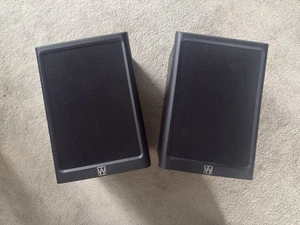 Wharfedale Diamond IV 4 100W Bookshelf Speakers Black 27cm High Genuine Works - Picture 1 of 6
