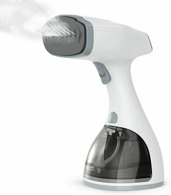 Ferro da stiro verticale 1000W 2 in 1 vaporetto tessuto stiratrice portatile - Immagine 1 di 4