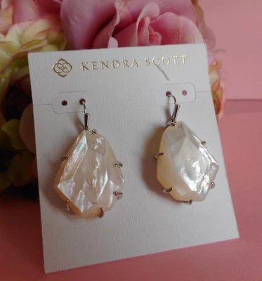 Pendientes Kendra Scott Rosenell Marfil Madreperla Nuevos con Etiquetas Foto 1 de 3
