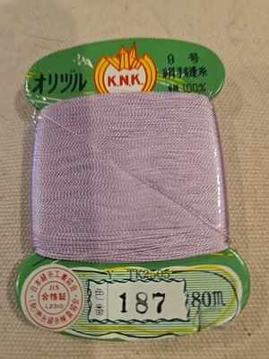 KNK Sewing Thread 100% Silk #187 80m - Image 1 of 2
