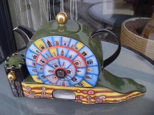 Hundertwasser Porzellan Teekanne ars mundi lim. 337/999 Zertifikat! UVP 1.480 €! - Bild 1 von 16