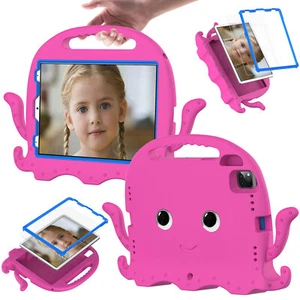 Kids Foam EVA Handle Case Stand Cover For iPad 5th 6th Generation Air 1 2 4 Mini - Picture 1 of 64