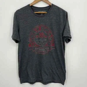 Lucky Brand T-Shirt Men's Size M Gray Short Sleeve Crew Neck California Logo - Picture 1 of 11