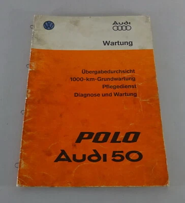 Manual de Taller VW Polo I Tipo 86 + Audi 50 + Derby I Mantenimiento De 10/1975 - Imagen 1 de 2