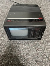 1988 80s television Vintage Emerson Portable Color Tv Am/Fm Radio Pc6 Electronic