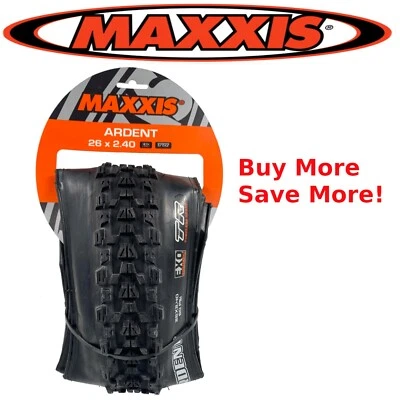 Maxxis Ardent 26x2.4 Dual EXO TR Tubeless Ready Folding Mountain Bike Tire 26" - Image 1 of 3