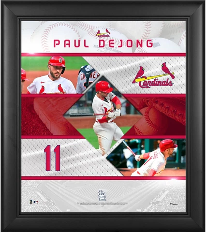 Paul DeJong St. Louis Cardinals Framed 15" x 17" Stitched Stars Collage Cover