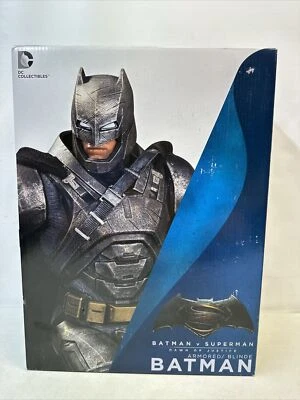 Коллекционная бронированная статуэтка DC Batman vs. Superman фильм Dawn Of Justice 12 дюймов новая - Изображение 1 из 4