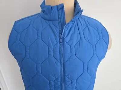 PETER MILLAR CROWN SPORT CPB/N Blue/navy Zip Sleeveless Vest/Jacket Size S - Image 1 of 4