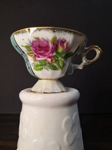 Replacement “Sterling China” Japan Rose Tea Cup Iridescent Finish (Cup Only) - Picture 1 of 16