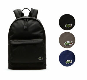 Lacoste Men's Premium Polyester Neocroc Adjustable Bag Backpack NH1595NE