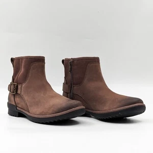 Stivaletti UGG Donna Selima Marroni Impermeabili Pelle scamosciata Foderati Peluche Taglia 7 - Foto 1 di 12