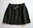SUPERDRY Skirt Atelier Tweed Mini Skirt Midnight Fleck Black Wool Small W26 L15